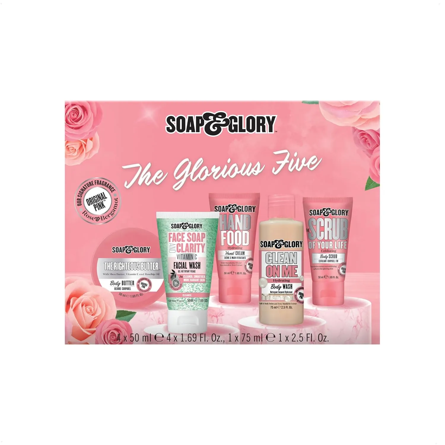 Soap & Glory The Glorious Five Skin Care Gift Set